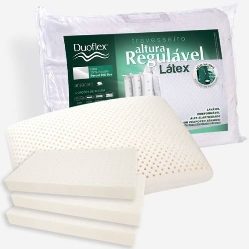 Travesseiro Altura Regulável Latex Rl1103 - Duoflex