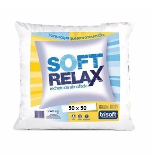 Recheio Enchimento De Almofada Soft Relax 50x50cm Trisoft