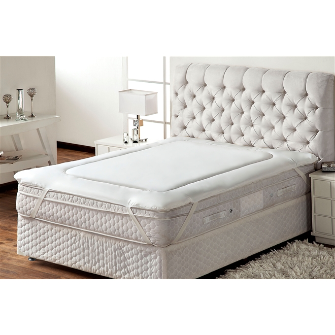 Pillow Top Para Colchões Solteiro Fibras Petfom Trisoft