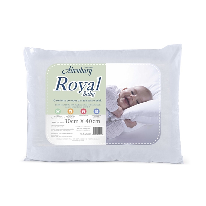 Travesseiro Royal Baby 30 x40 Altenburg