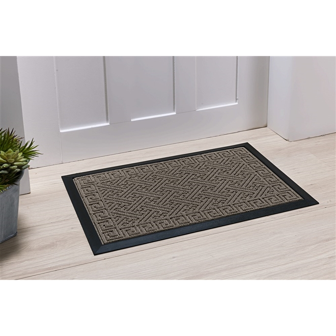 Tapete Capacho Lima 45x75cm Bege Des.001 Niazitex