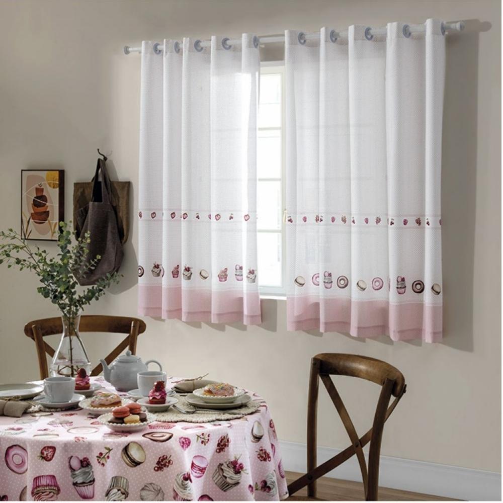 Cortina Para Cozinha Eva 03 Athenas 2,00x1,20m Dohler