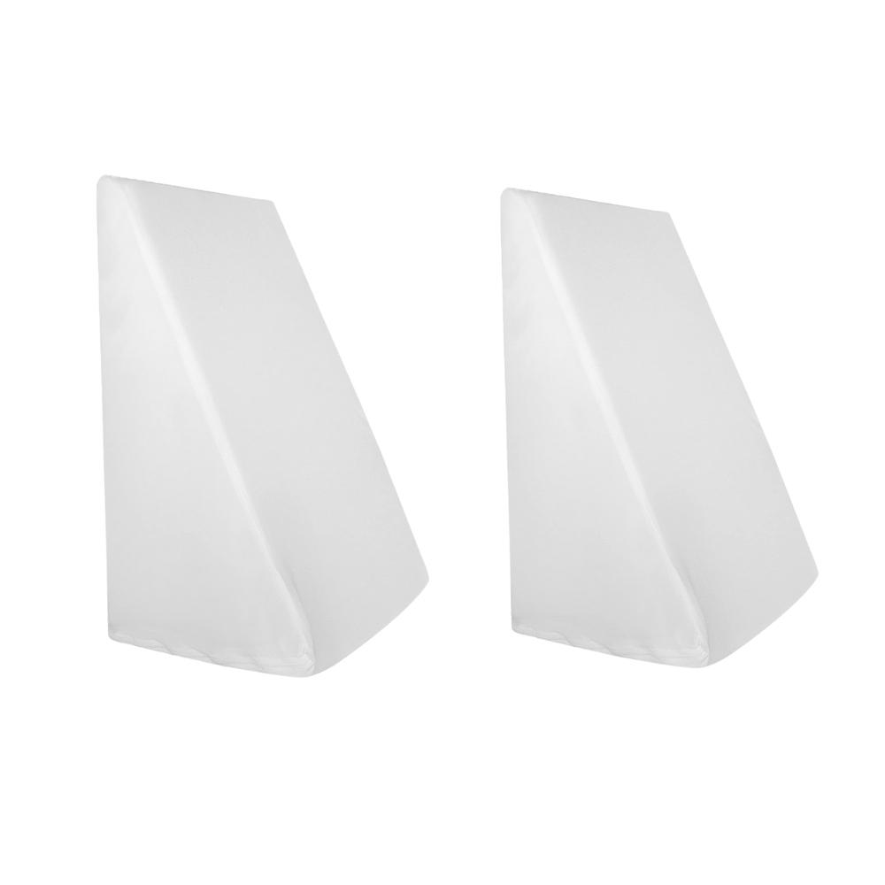 Kit 2 Capas Para Triângulo Malha 100% Algodão Branca Arrumadinho Enxovais