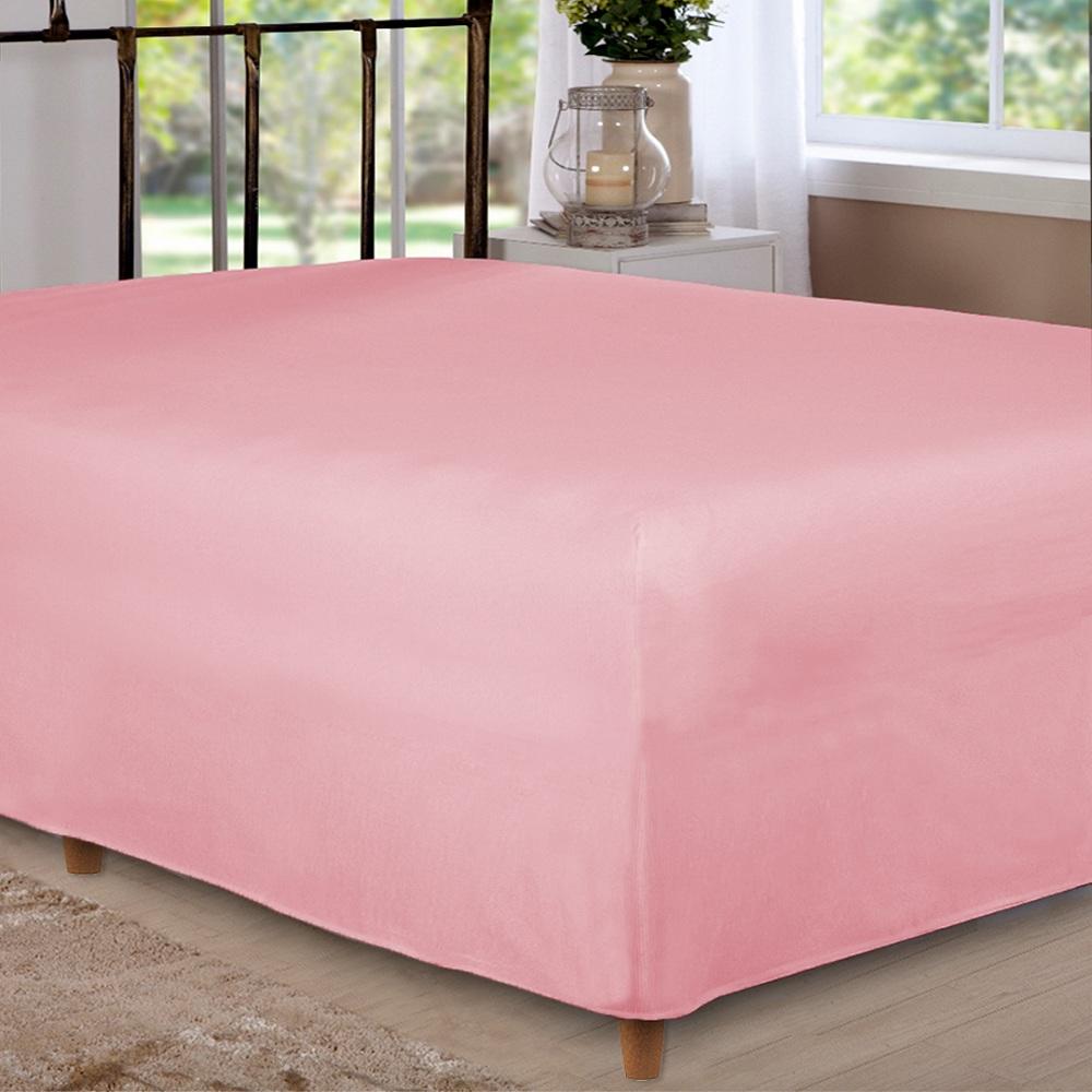 Lençol Box Conjugado Unibox Solteiro King Especial Rosa Arrumadinho Enxovais