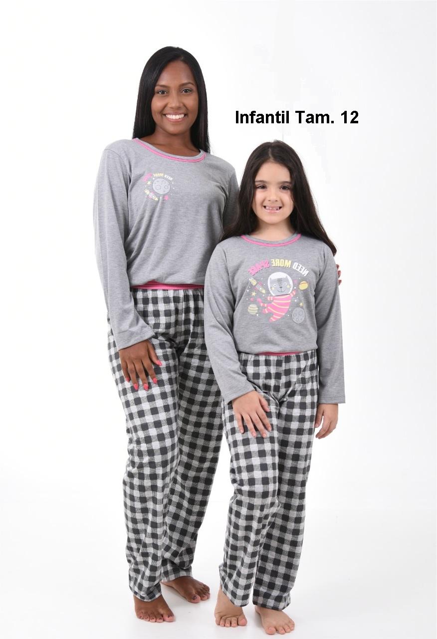 Pijama Infanto Juvenil Feminino Minnie 12 e 14 anos Evanilda - Disney  Pijamas Gira Pião | Moda Infantil MENINAS -Pijamas