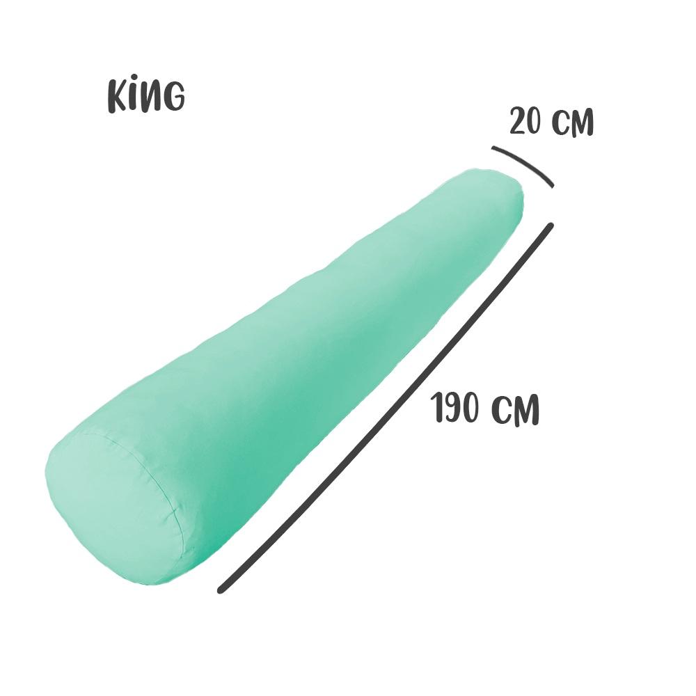 Capa Para Rolo De Cabeceira King 190x20cm Verde Arrumadinho Enxovais