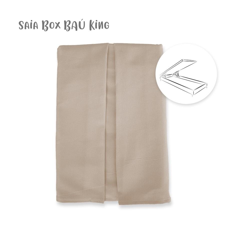 Saia Para Box Baú King 193x203x38cm Fend Arrumadinho Enxovais