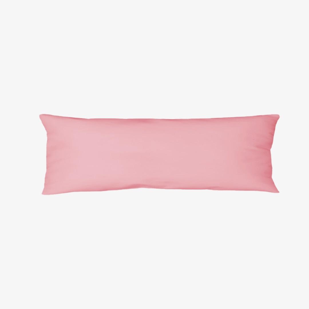 Fronha Avulsa Travesseiro de Corpo Agarradinho 40cmX130cm Rosa Arrumadinho Enxovais