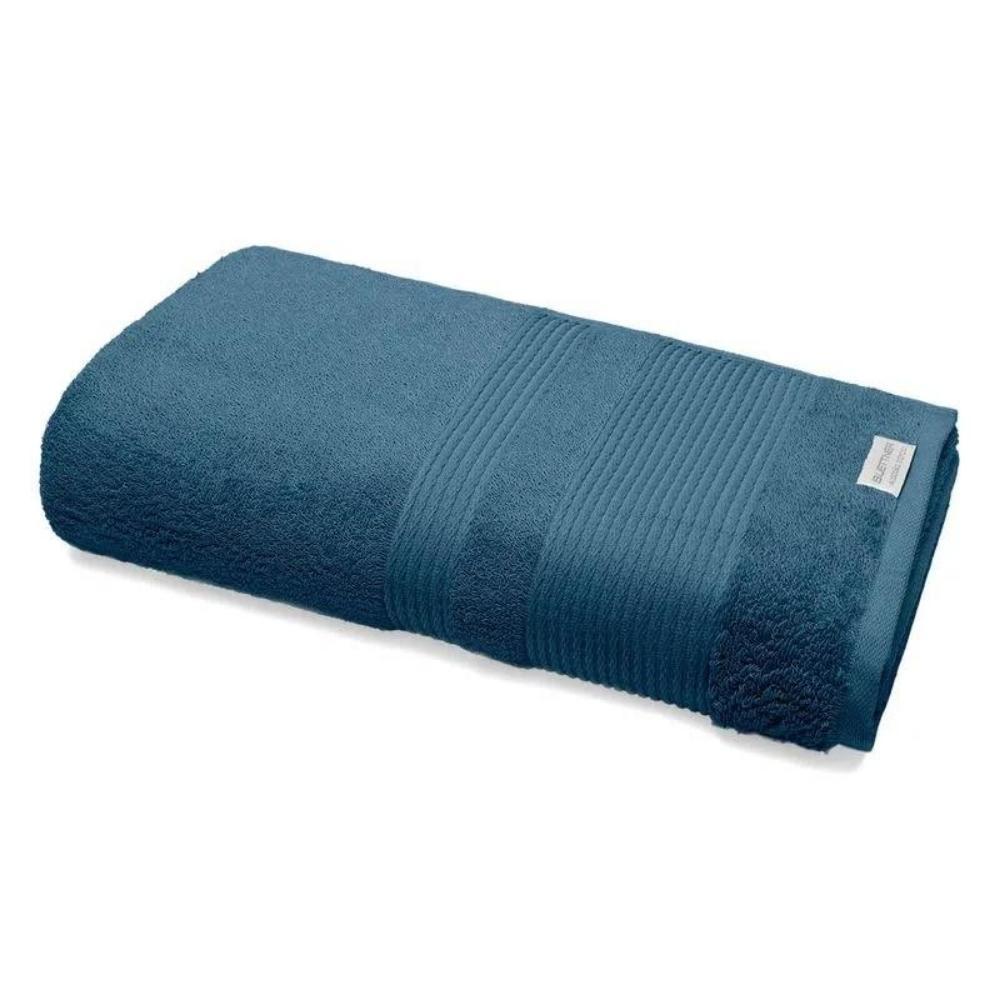 Toalha de Banho Gigante Aliance Azul Marinho 81x150cm Algodão Egípcio Buettner