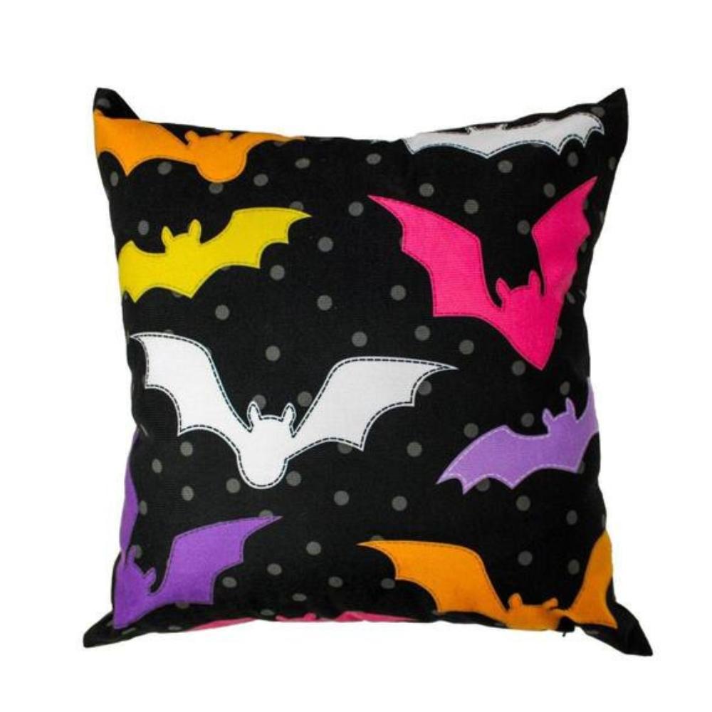 Capa Para Almofada Halloween Morcegos 127 43x43 cm Belchior