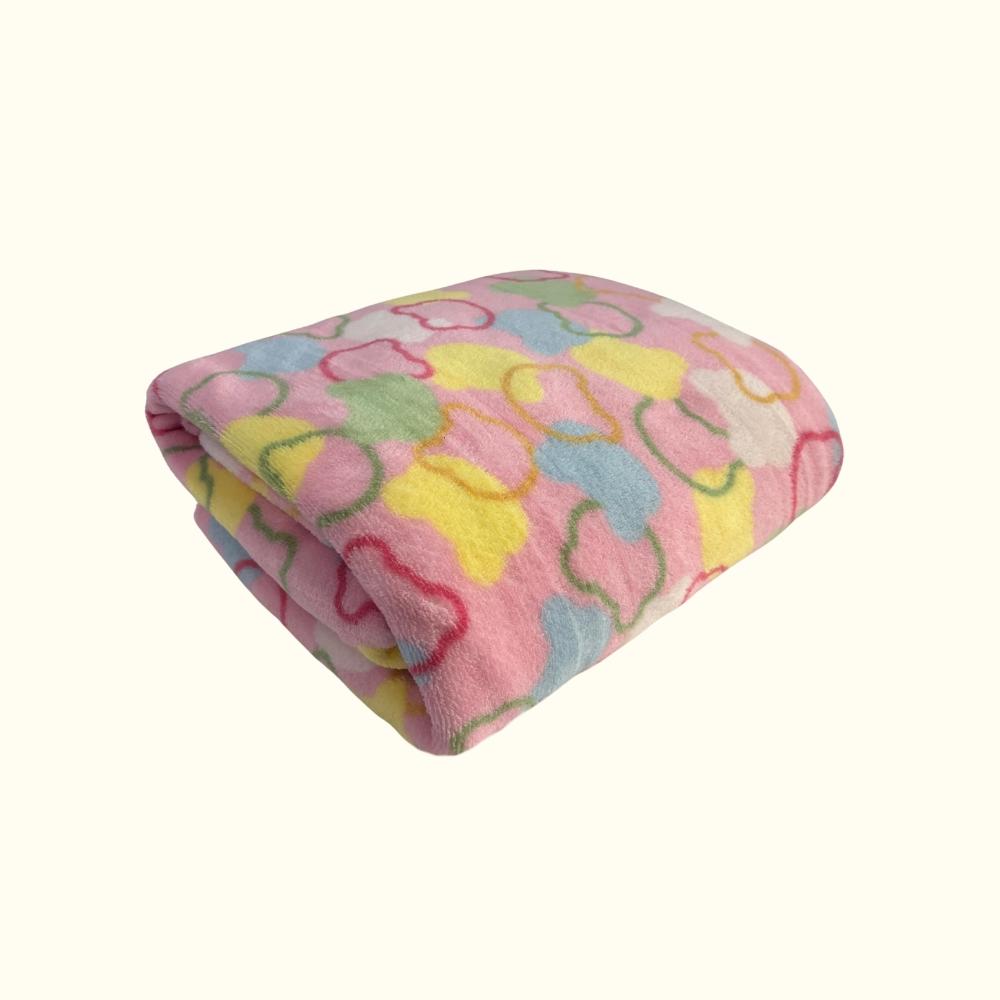 Lençol com Elástico Berço Americano Plush Microfibra Fleece Bear Arrumadinho Enxovais