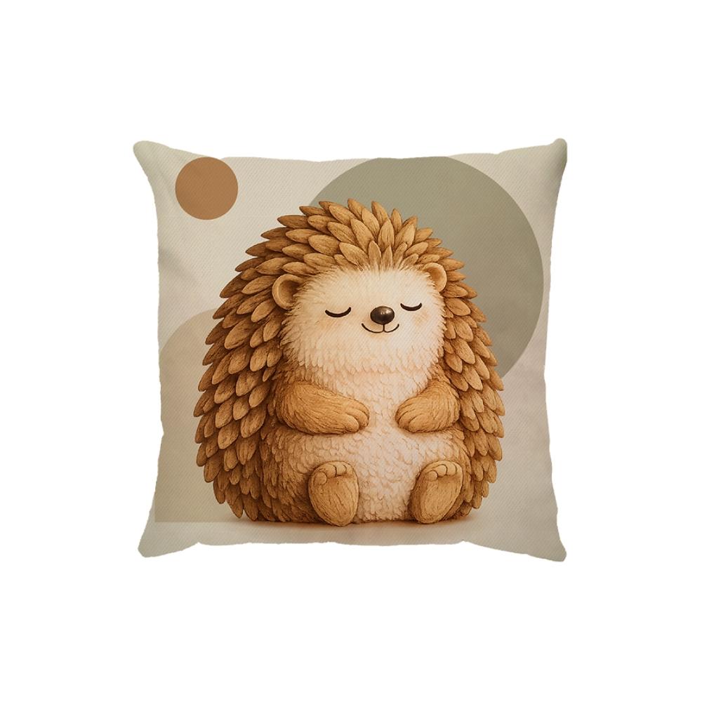 Capa Para Almofada 45x45cm Sarja Infantil Porco Espinho Dud Almofadas
