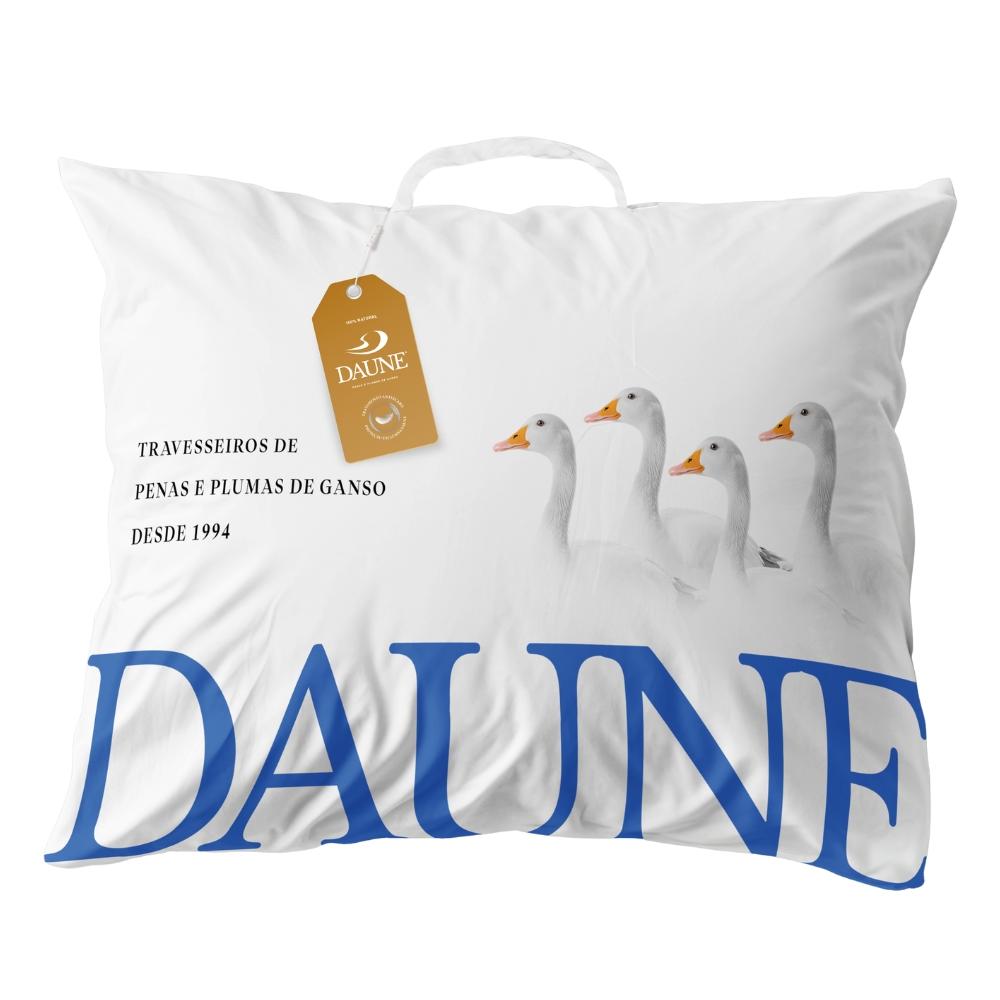 Travesseiro 100% Plumas de Ganso 50x70cm Daune