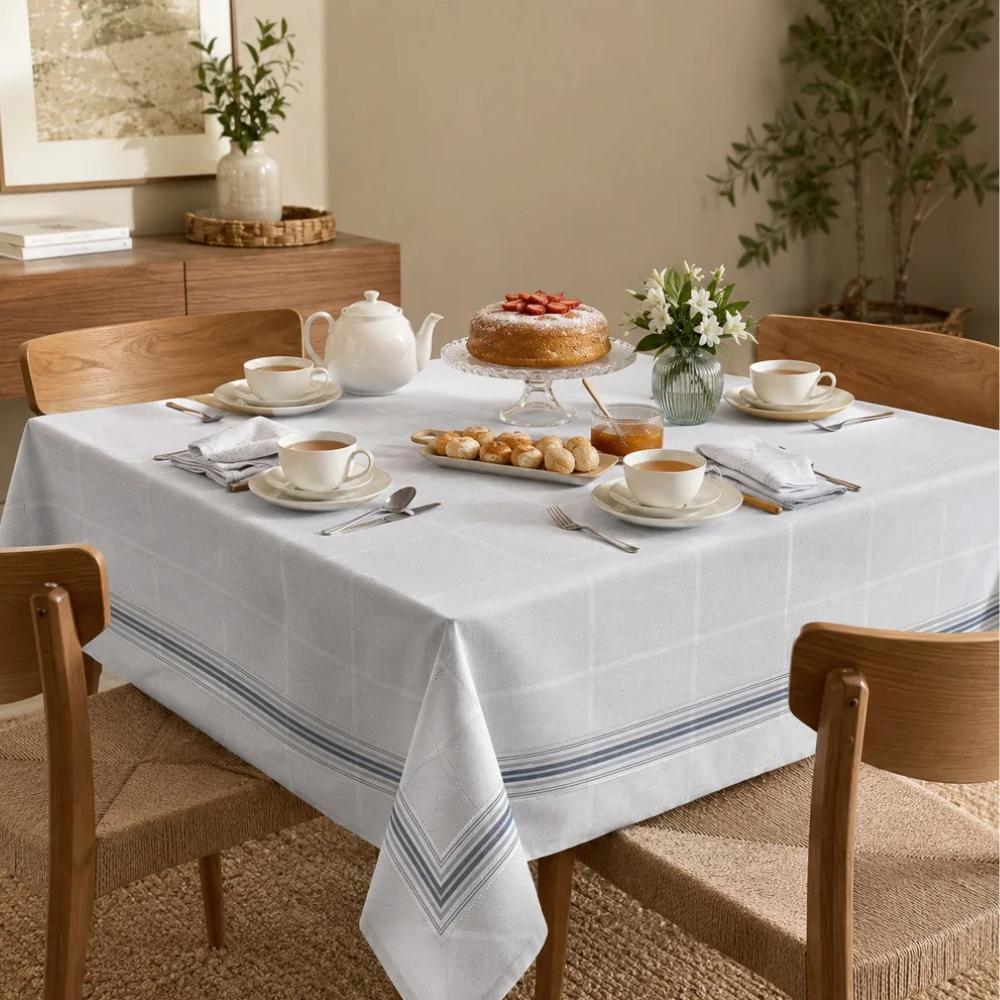 Toalha de Mesa Quadrada 4 Lugares 1,40 x 1,40 m Ciel Dohler