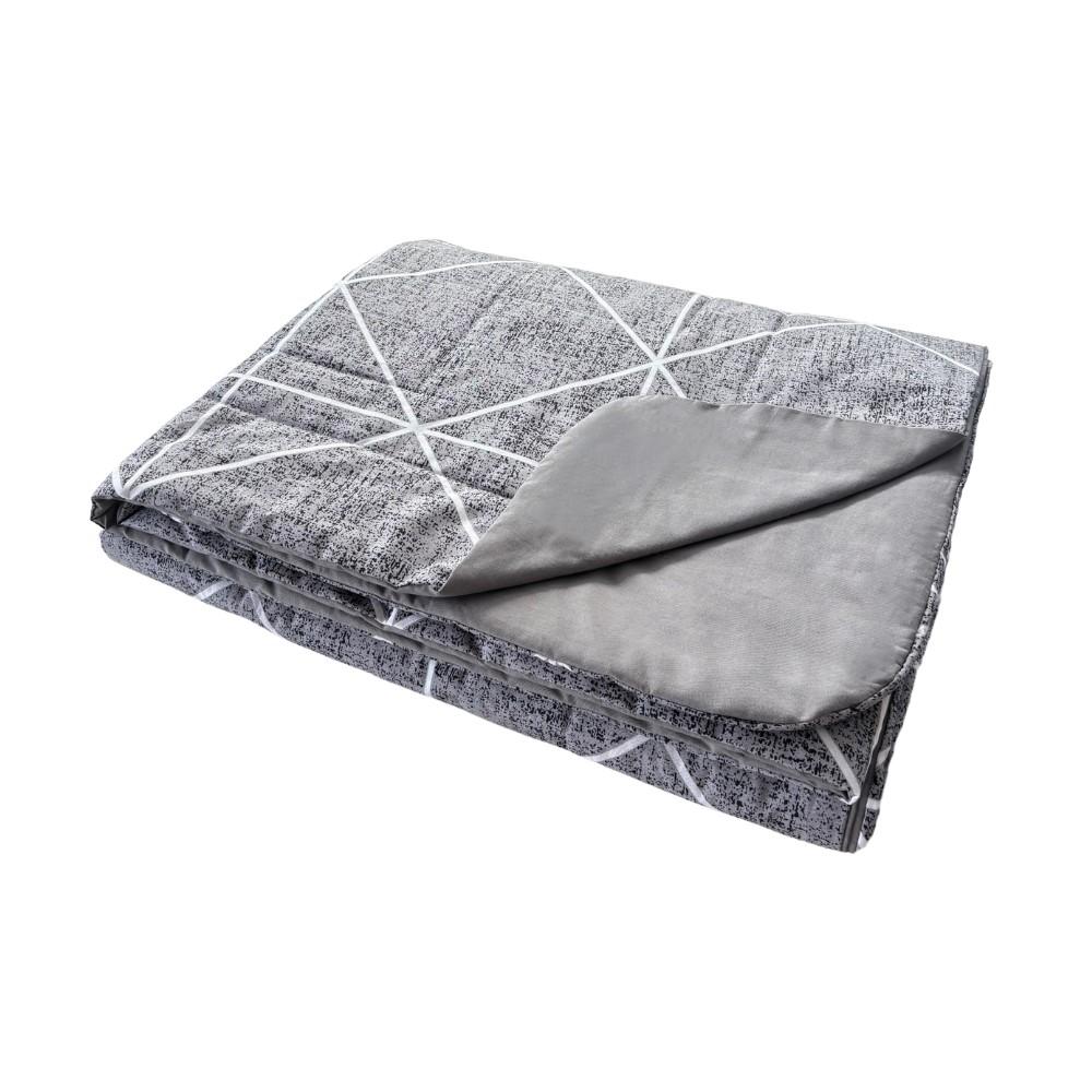 Colcha Cobreleito Mini Cama 160 Fios 100% Algodão Estampada Boston Arrumadinho Enxovais