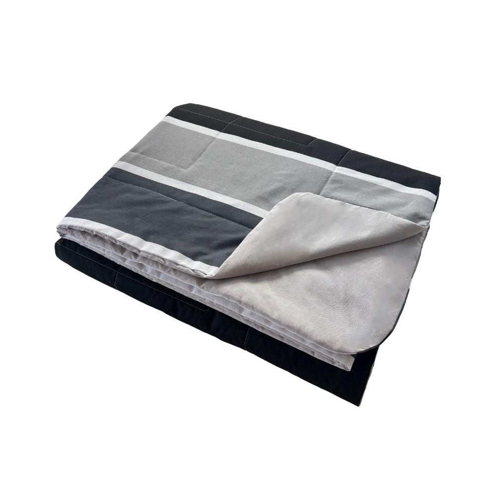 Colcha Cobreleito Solteiro King 160 Fios 100% Algodão Estampada New York Arrumadinho Enxovais