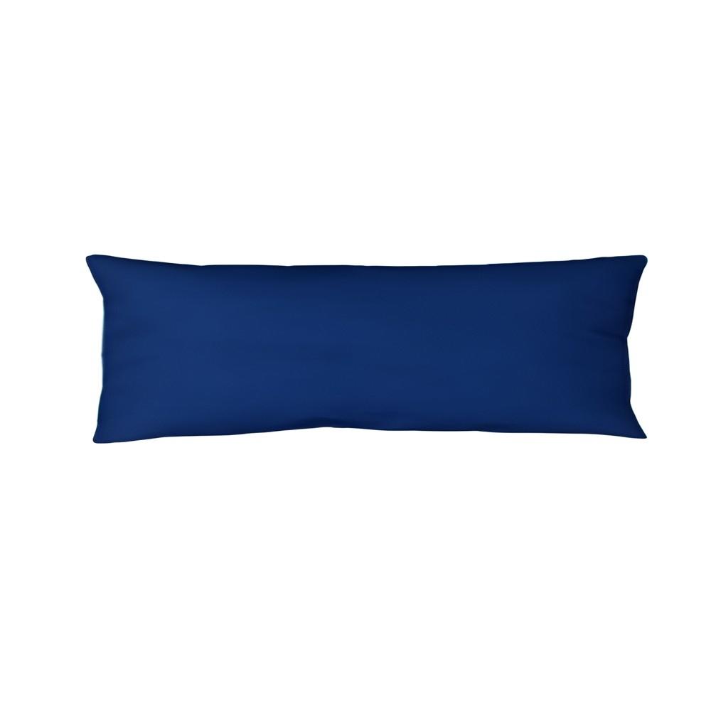 Fronha Avulsa Travesseiro de Corpo Agarradinho 40x130cm Azul Marinho Arrumadinho Enxovais
