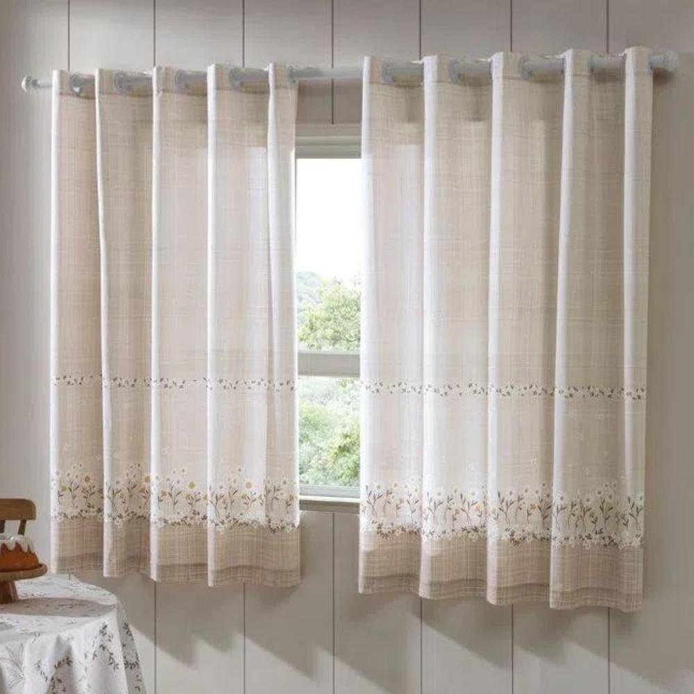 Cortina Para Cozinha Esmeralda Athenas 2,00x1,20m Dohler