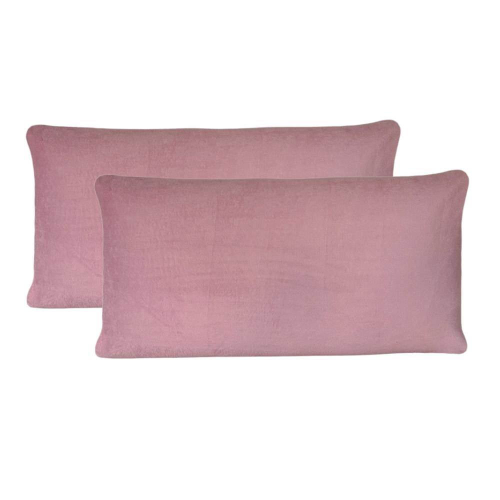 Kit 02 Fronhas King 50cm x 90cm Plush Microfibra Fleece Fairy Tale Arrumadinho Enxovais