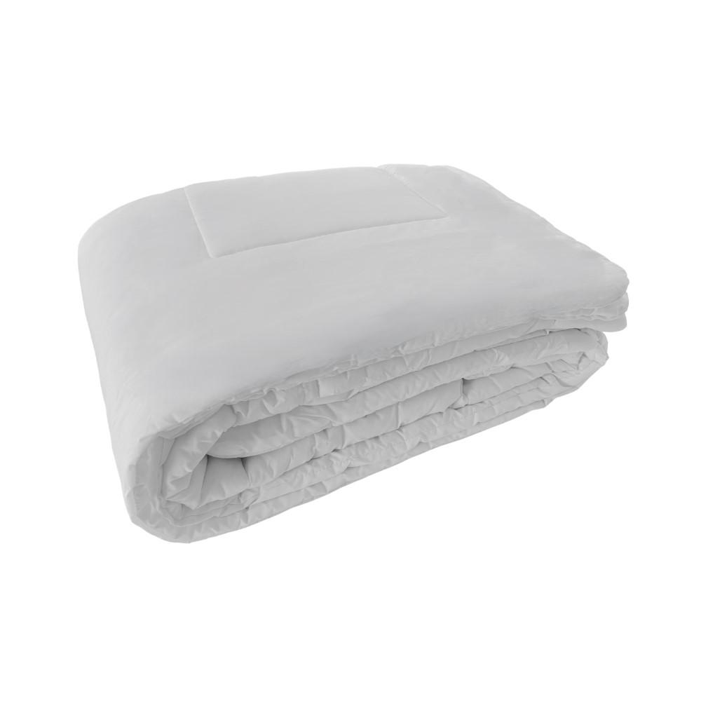 Edredom Queen Percal 200 Fios 100% Algodão Branco Arrumadinho Enxovais