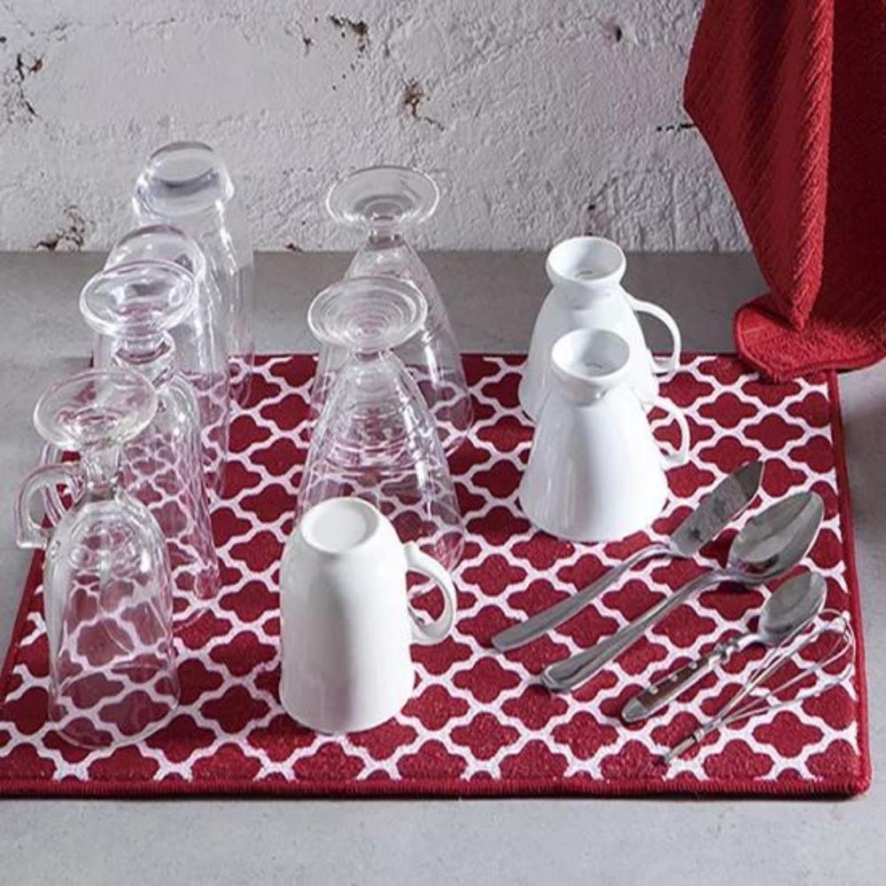 Escorredor Para Louças 38x51cm Vermelho Jolitex