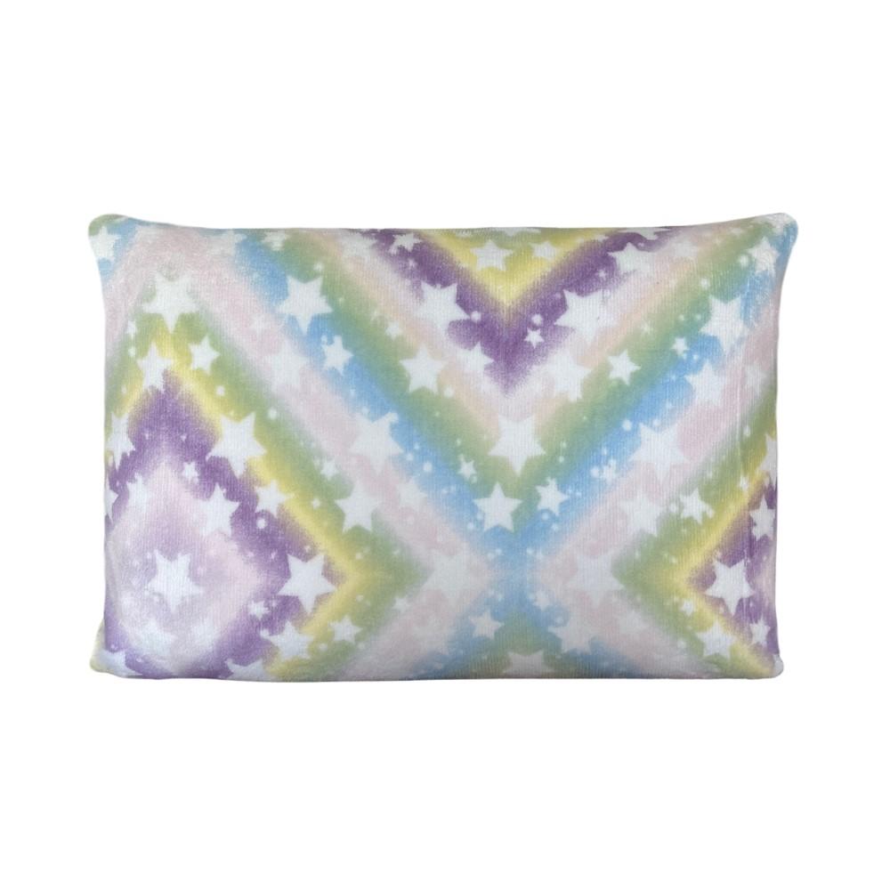 Fronha Avulsa Tradicional 50x70cm Plush Microfibra Fleece Infantil Estrelas Arrumadinho Enxovais