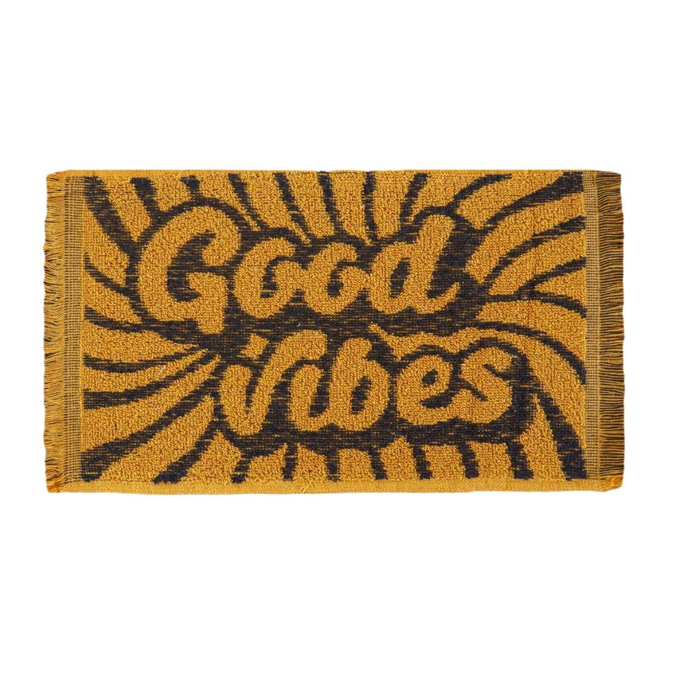 Toalha Social Lancheira Fio Tinto Good Vibes Bene Casa