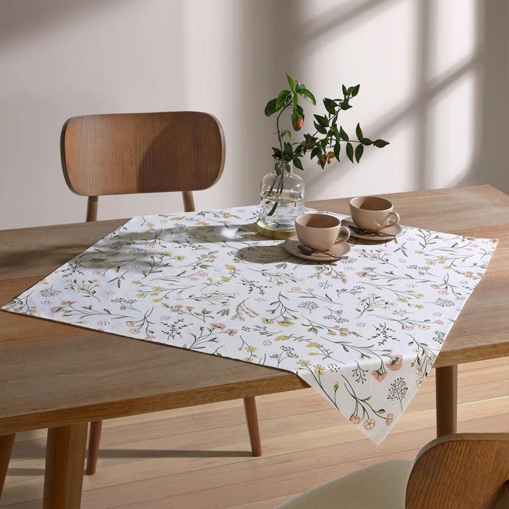 Toalha Centro de Mesa Chá Quadrada 78x78cm Florencia Clean Renova Dohler
