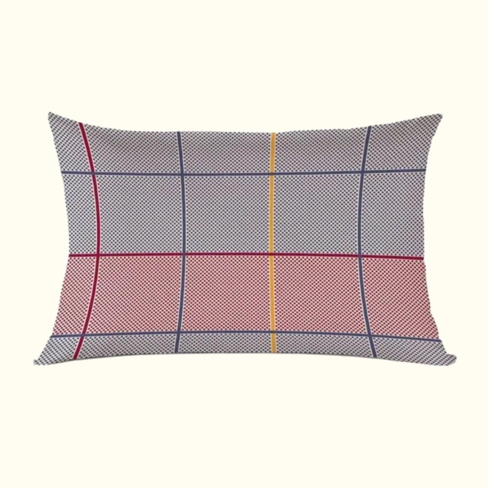 Fronha Avulsa 100% Algodão 150 Fios 50x70cm Diamante Estampada Madras Teka
