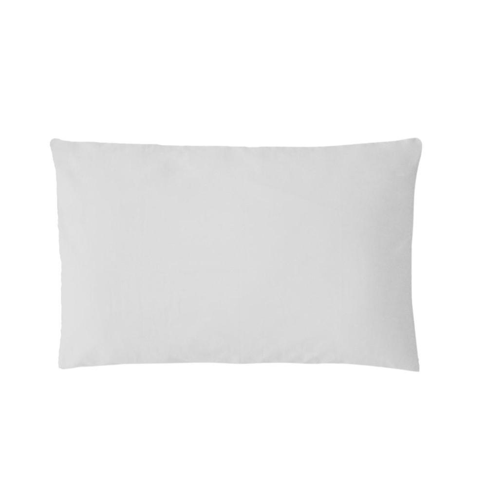 Fronha Avulsa Berço Bebê 30x40cm Percal 400 Fios 100% Algodão Branca Arrumadinho Enxovais