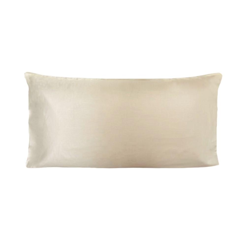 Fronha Avulsa King 50x90cm Percal 300 Fios 100% Algodão Pérola Arrumadinho Enxovais