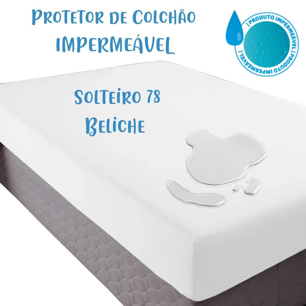 Protetor de Colchão Impermeável Solteiro 78 78x188cm Arrumadinho Enxovais