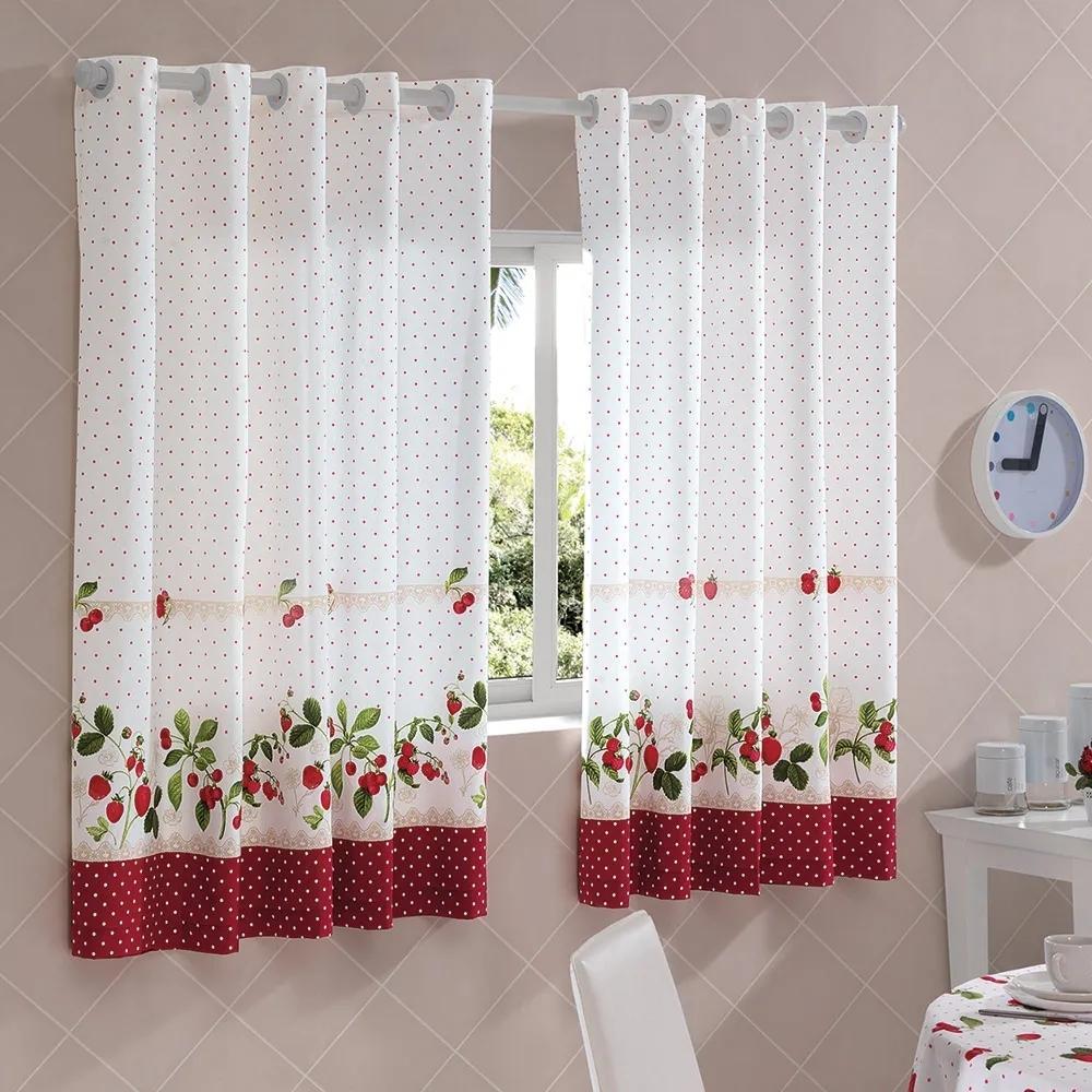 Cortina Para Cozinha Iolanda Athenas 2,00x1,20m Dohler