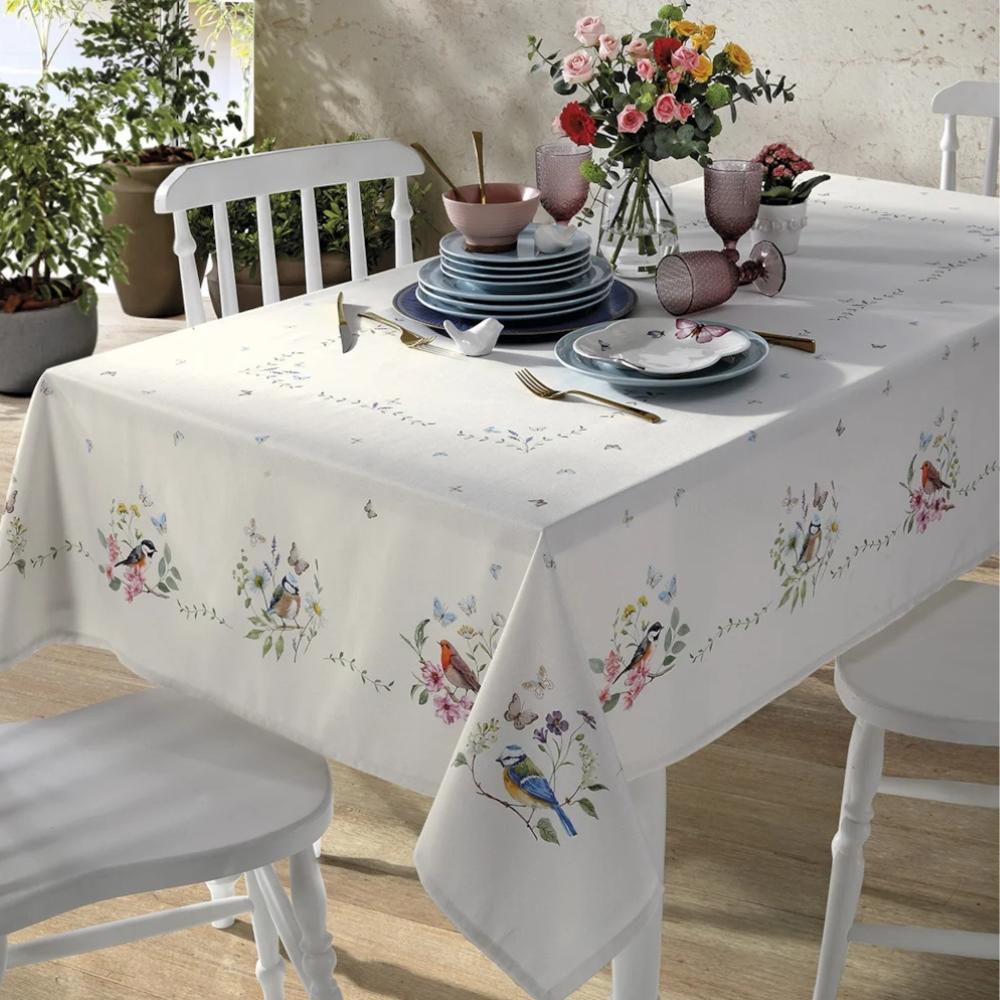 Toalha De Mesa Quadrada 8 Lugares 1,80x1,80m Clean Renova Jardim Döhler