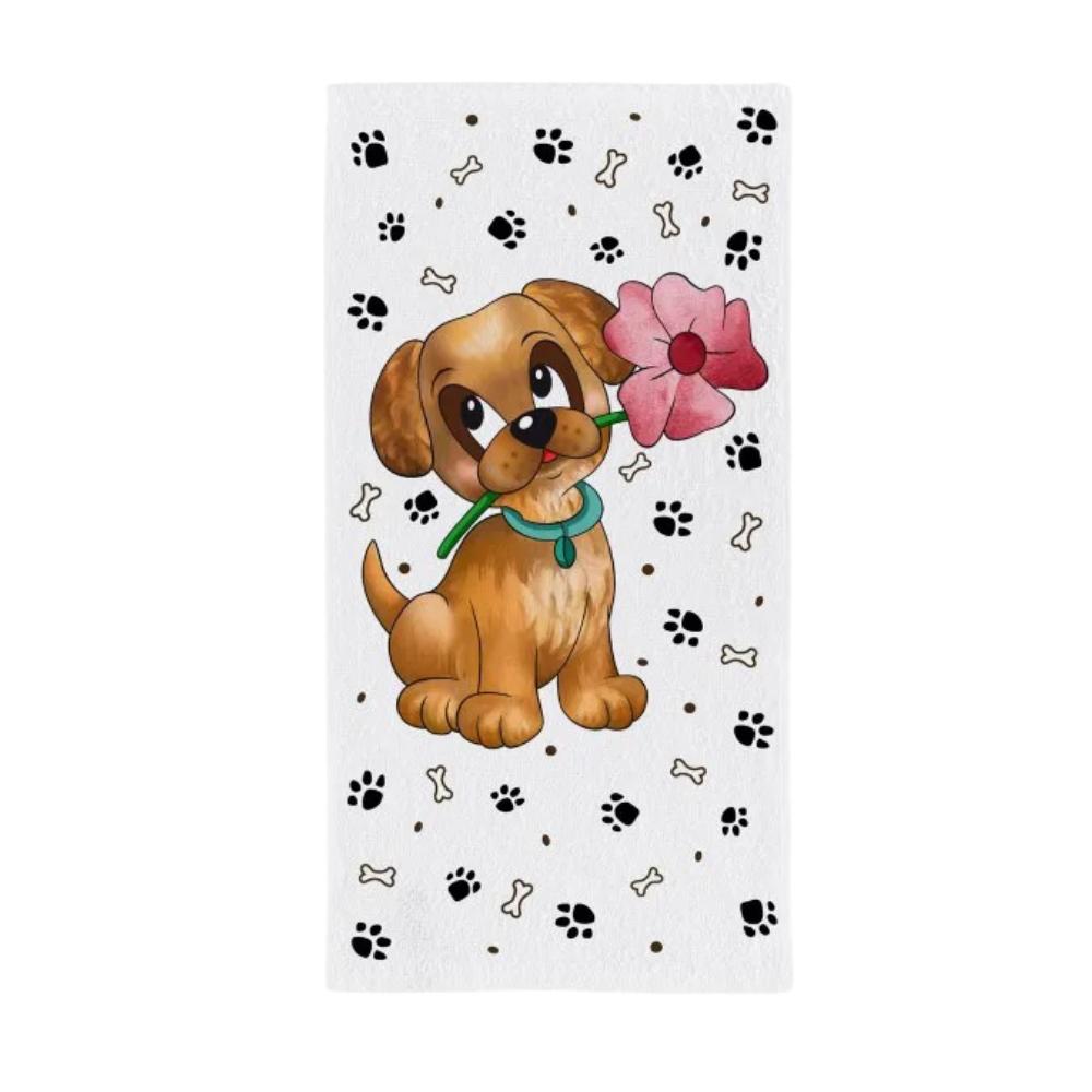 Toalha de Lancheira Felpuda Candy Cachorrinho Teka