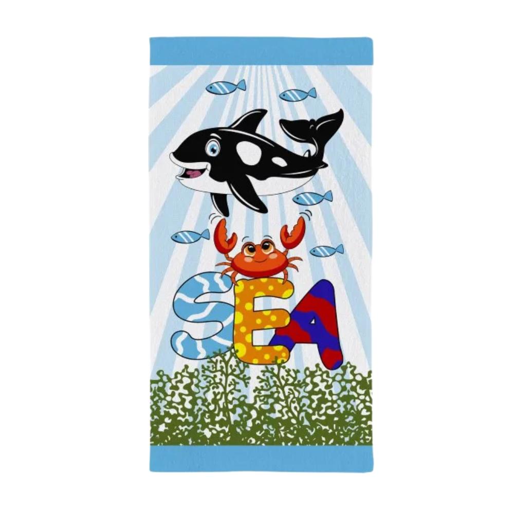 Toalha de Lancheira Felpuda Candy Sea Teka