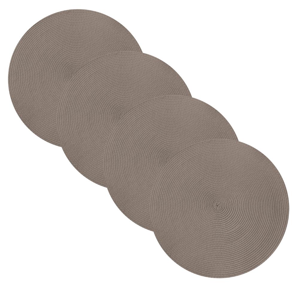 Kit 4 Peças Lugar Americano Manaus Redondo 38cm Cookie Niazitex