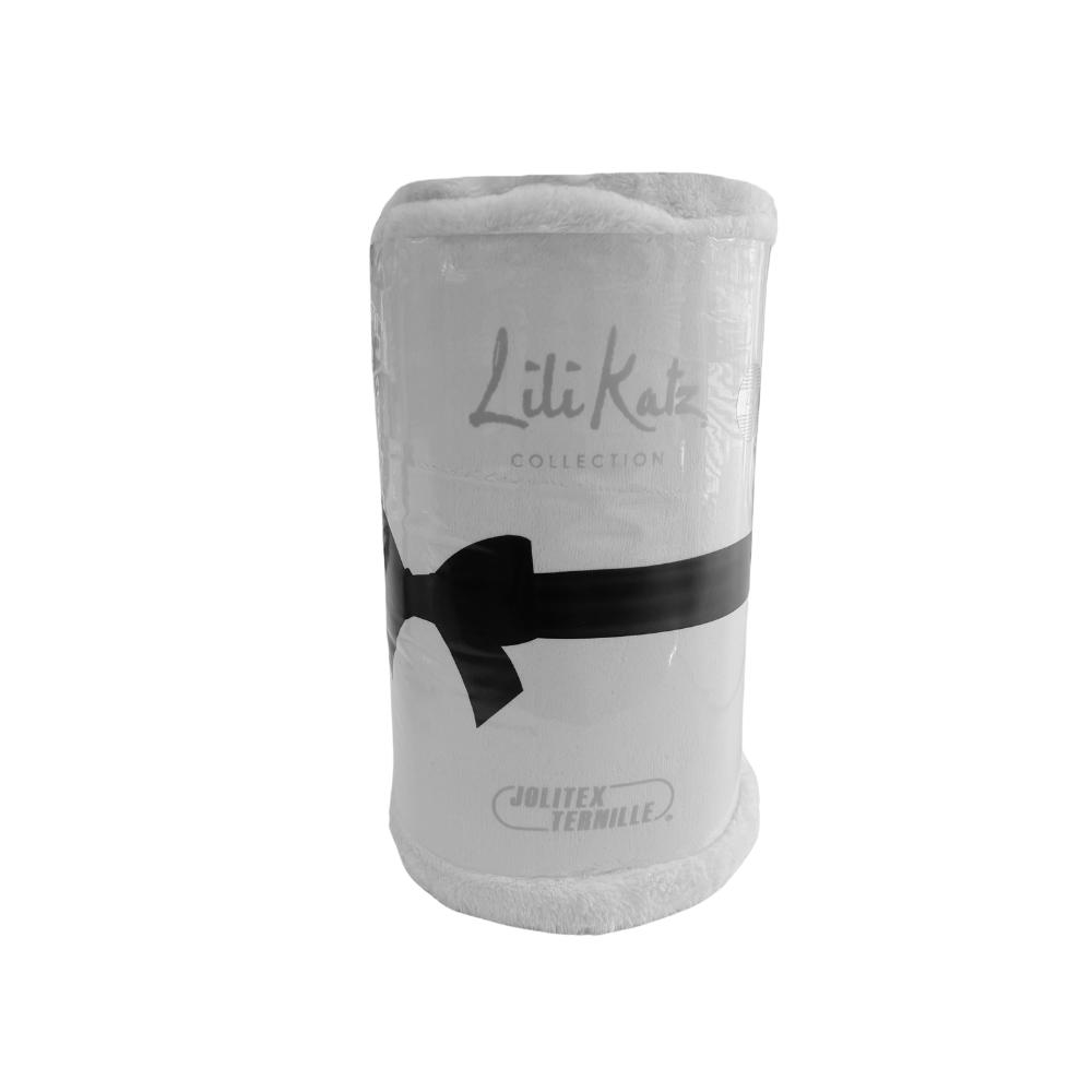 Manta Crystal Lili Katz King 2,20x2,40m Branca Snow Jolitex