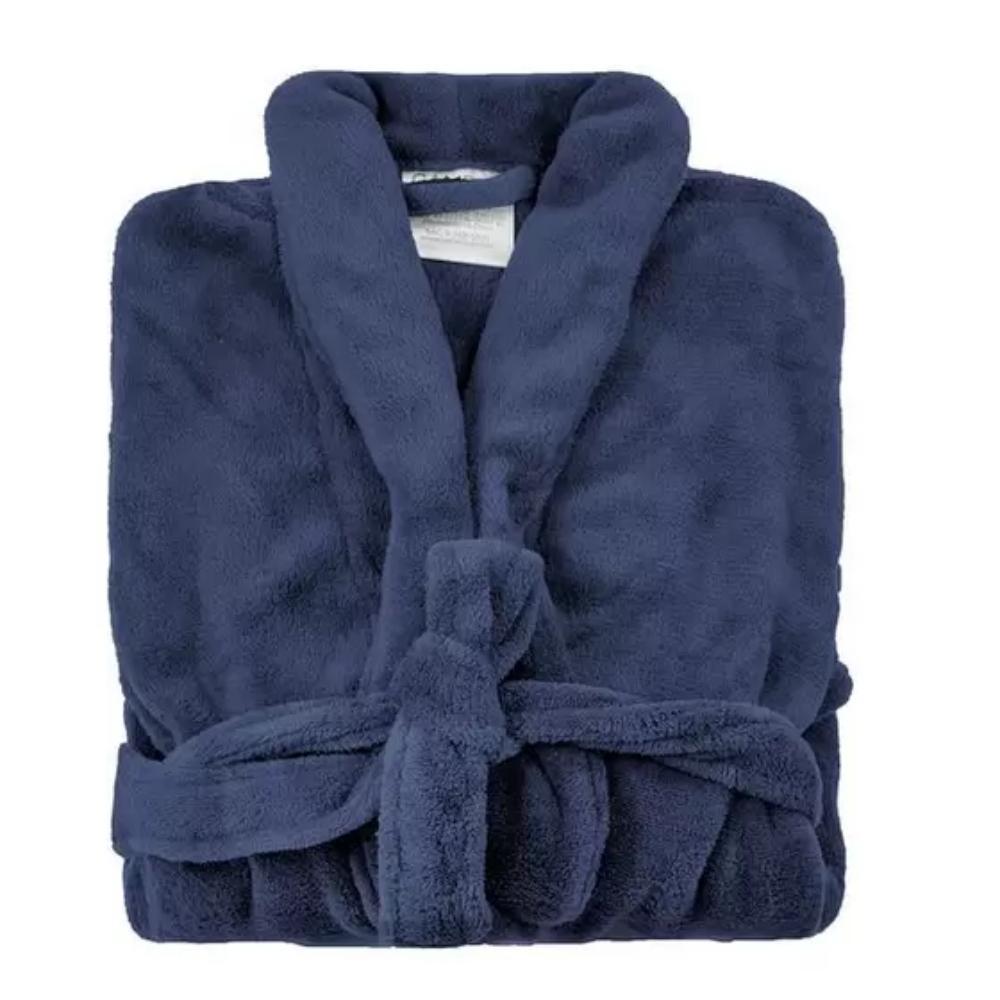 Roupão Microfibra Tamanho Único Marinho Camesa