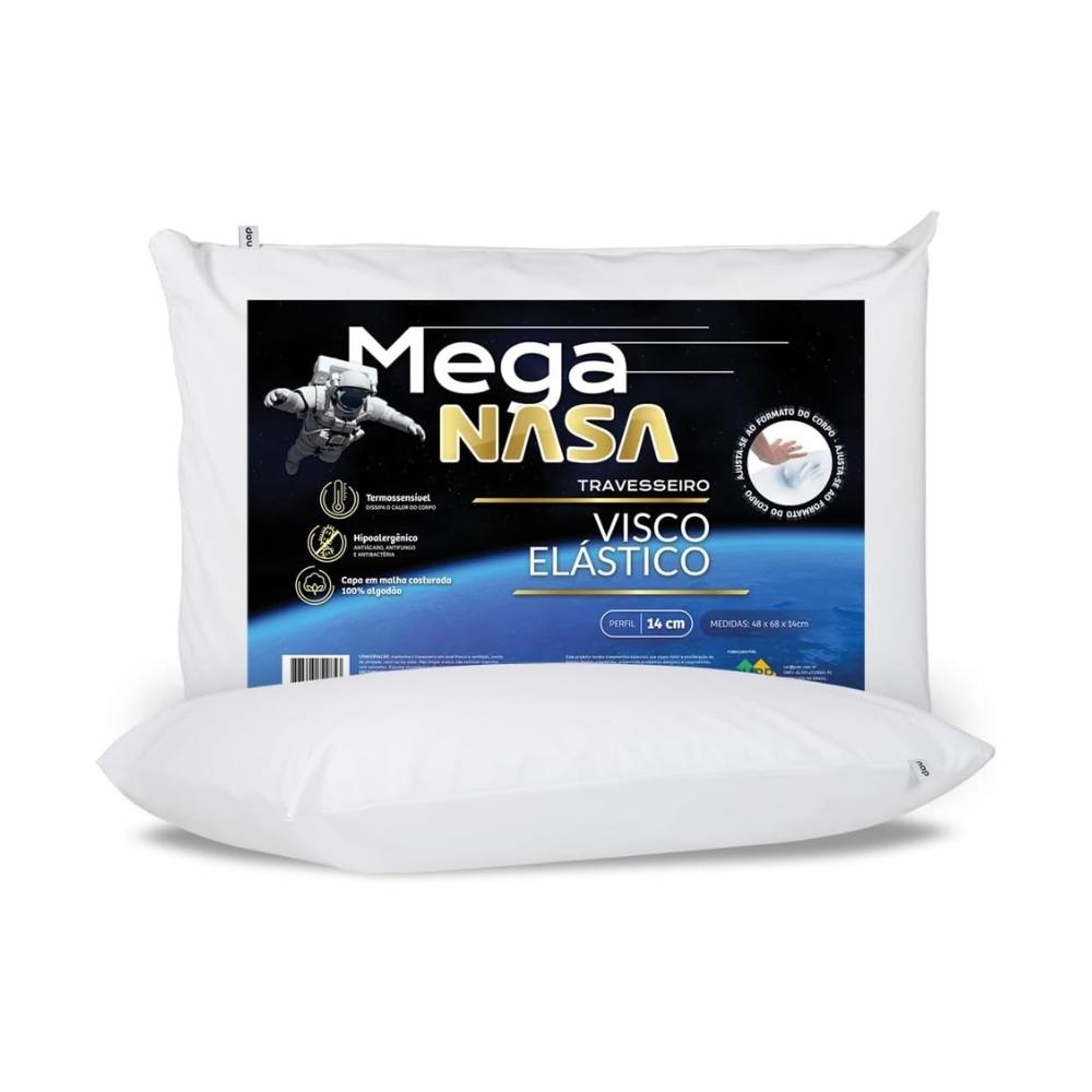 Travesseiro Visco Mega Nasa 14cm de Altura NAP