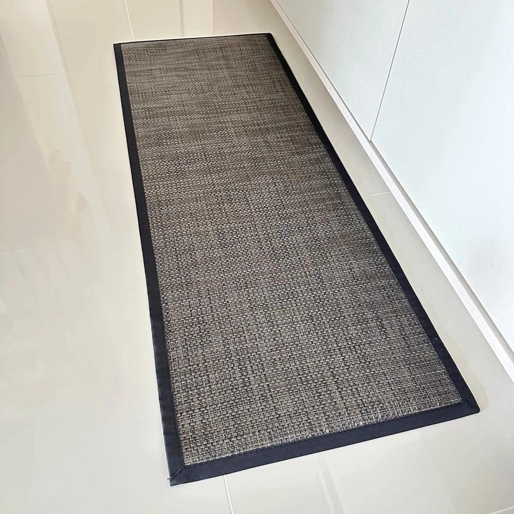 Tapete Passadeira Multiuso Moderno 45cm x 1,20m Preto 009 Niazitex
