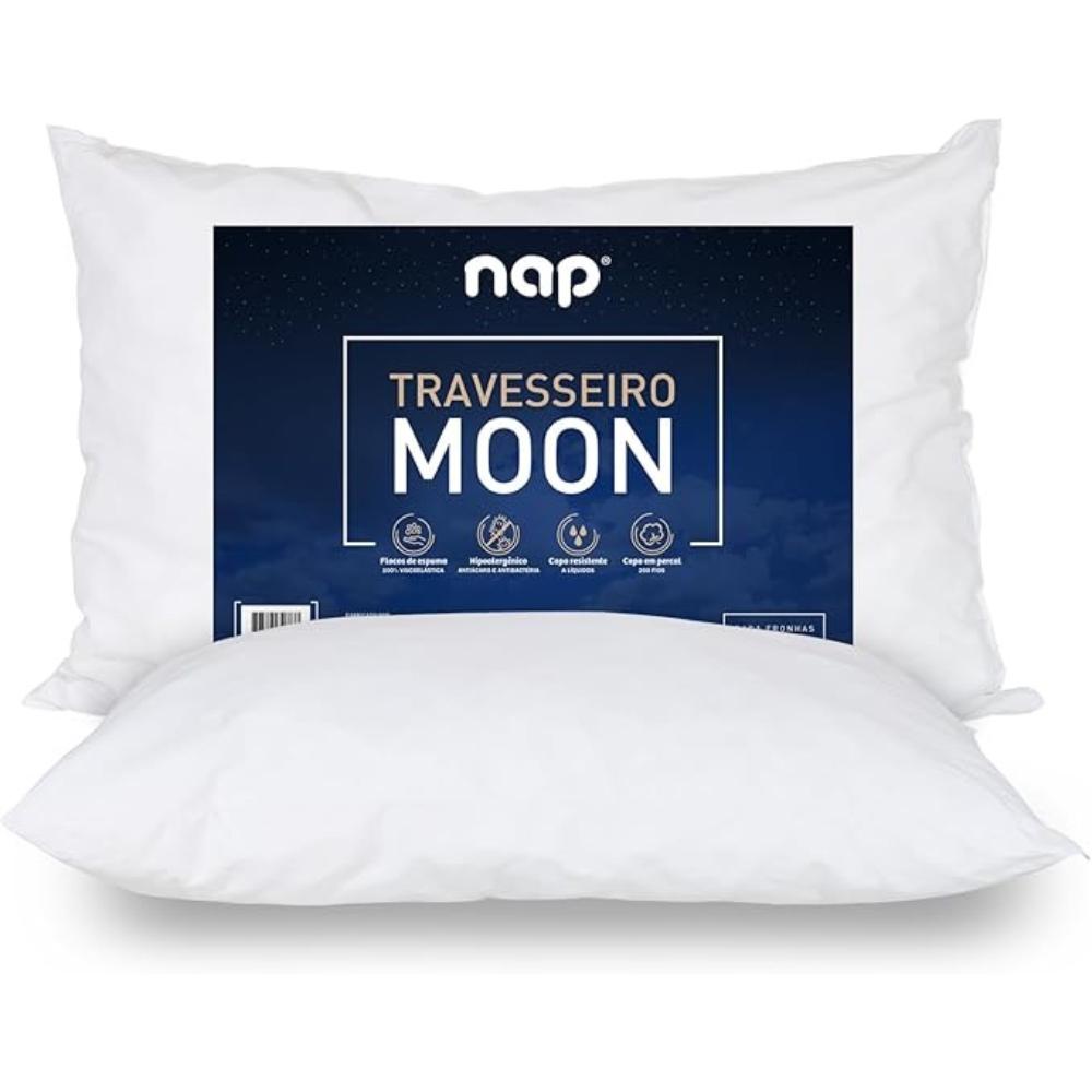 Travesseiro Moon Flocos de Visco 50x70cm NAP