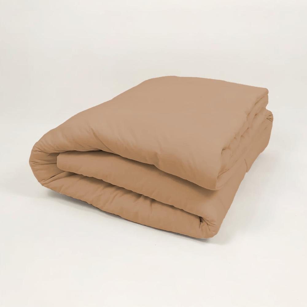 Edredom Solteiro King 1,80x2,40m Malha 100% Algodão Nude Arrumadinho Enxovais