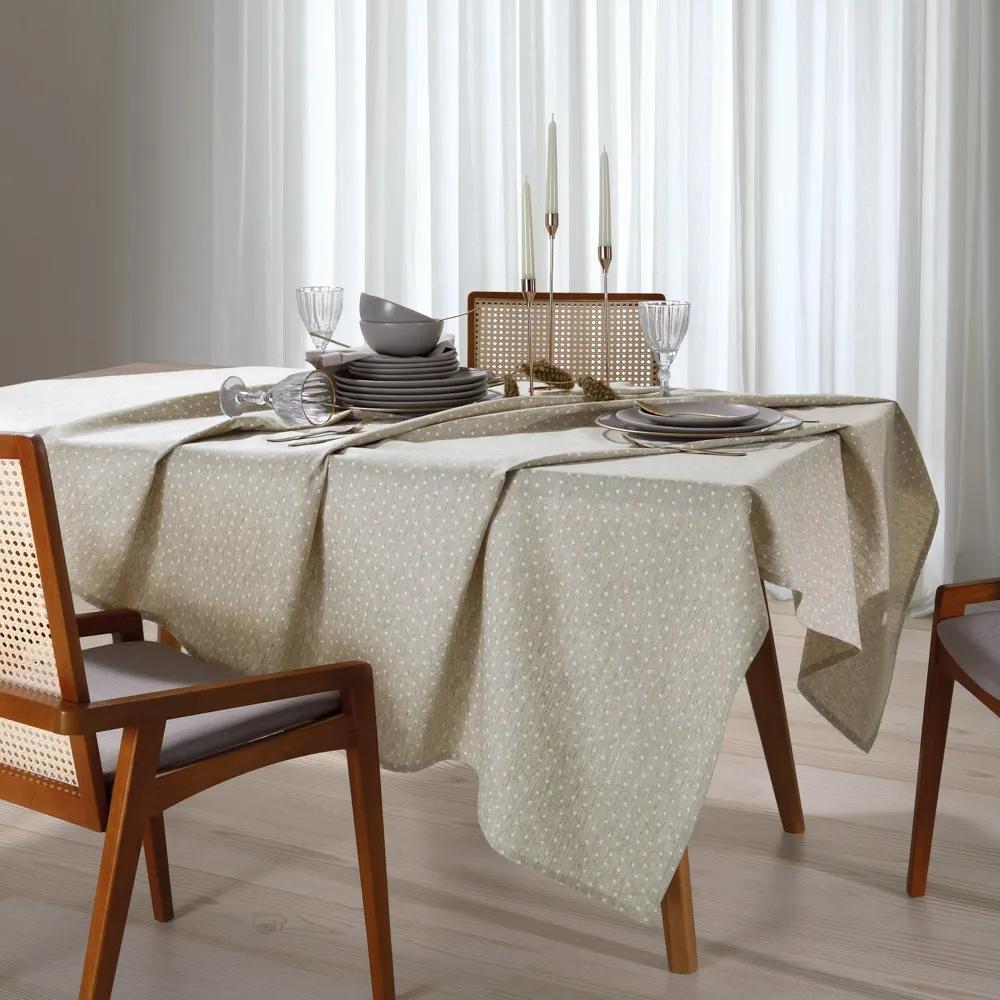 Toalha de Mesa Quadrada 8 Lugares Linhares 2,00x2,00m Paloma Dohler
