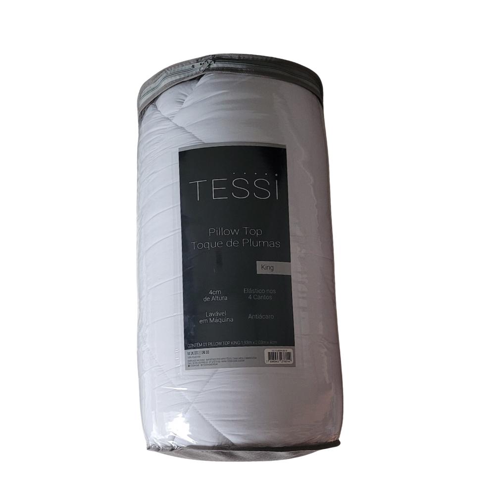 Pillow Top Para Colchões King Toque de Plumas Tessi