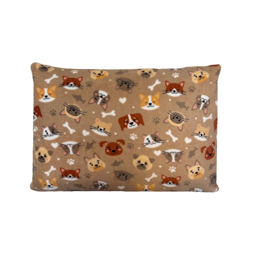 Fronha Avulsa Tradicional 50x70cm Plush Microfibra Fleece Infantil Pets Arrumadinho Enxovais