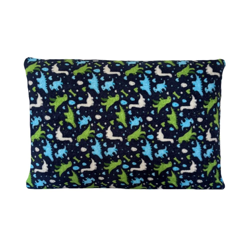 Fronha Avulsa Tradicional 50x70cm Plush Microfibra Fleece Infantil Dinos Arrumadinho Enxovais