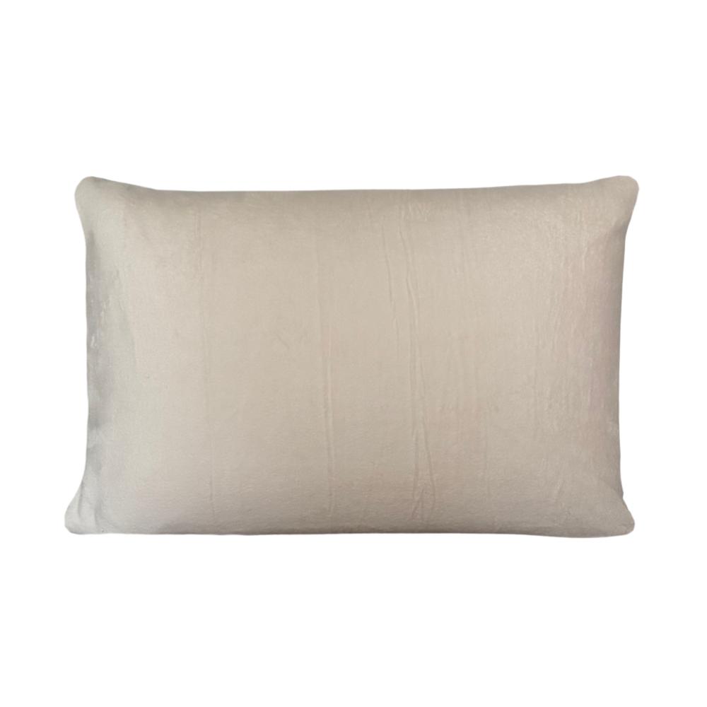 Fronha Avulsa Kids 40x60cm Plush Microfibra Fleece Off White Arrumadinho Enxovais