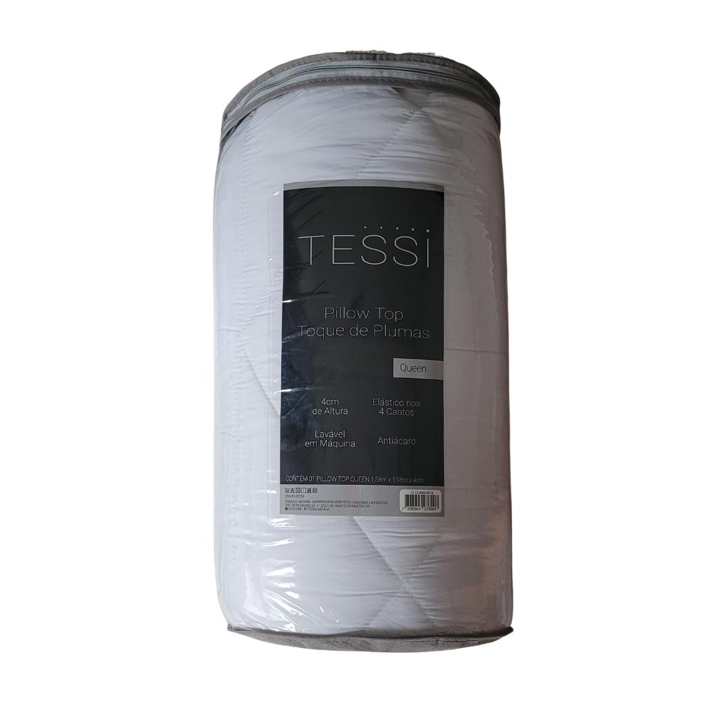 Pillow Top Para Colchões Queen Toque de Plumas Tessi