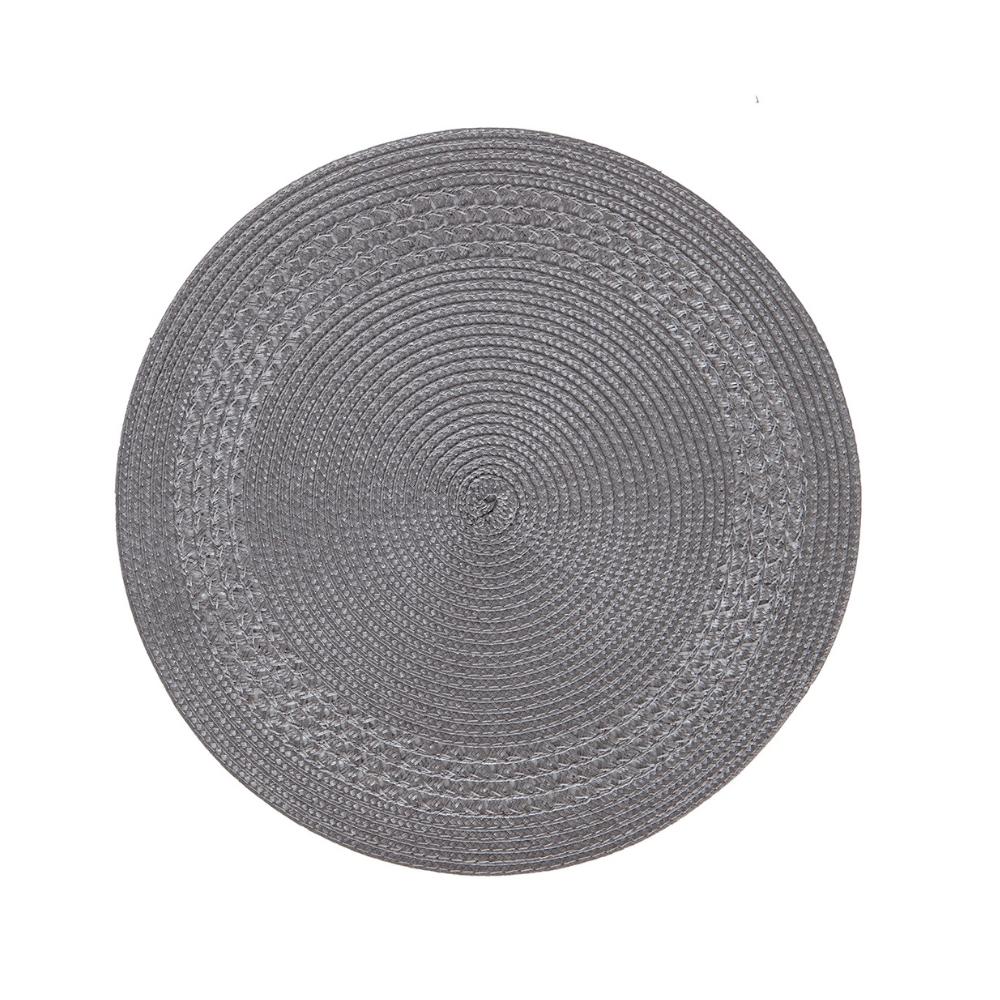 Lugar Americano Redondo Primor Cinza Jolitex